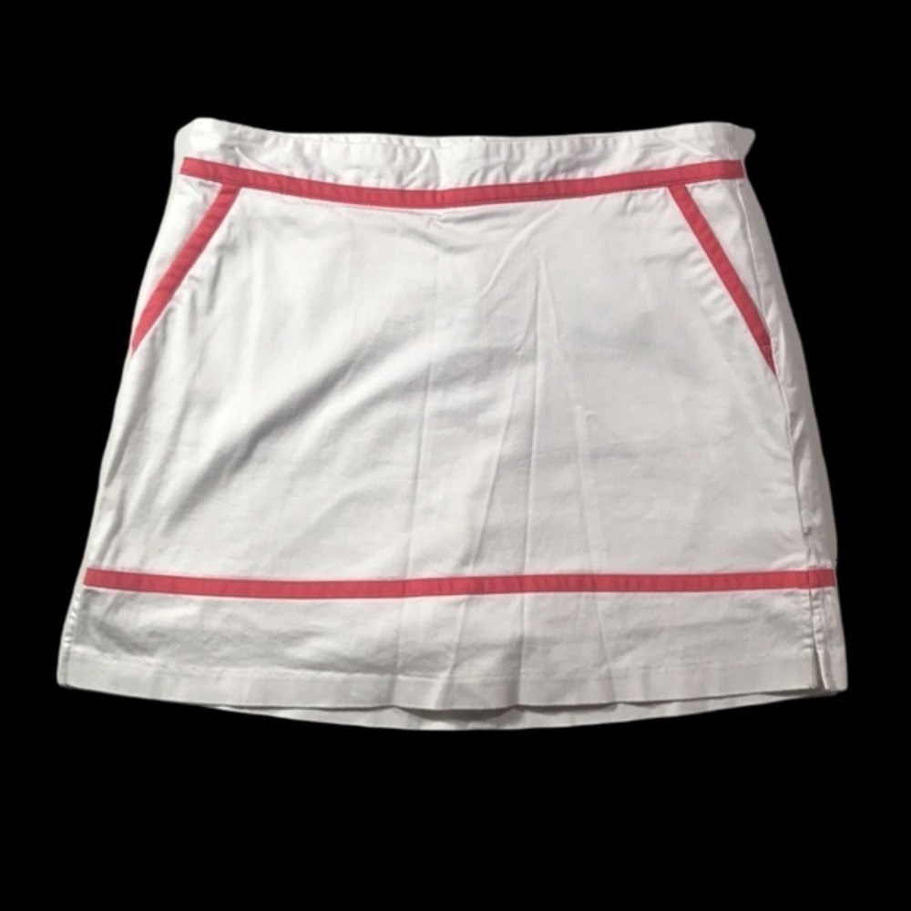 Lady Hagen San Tropez  White & Coral Golf Skort
